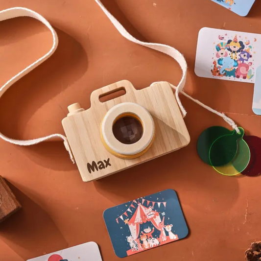 Personalised Wooden Toy Camera