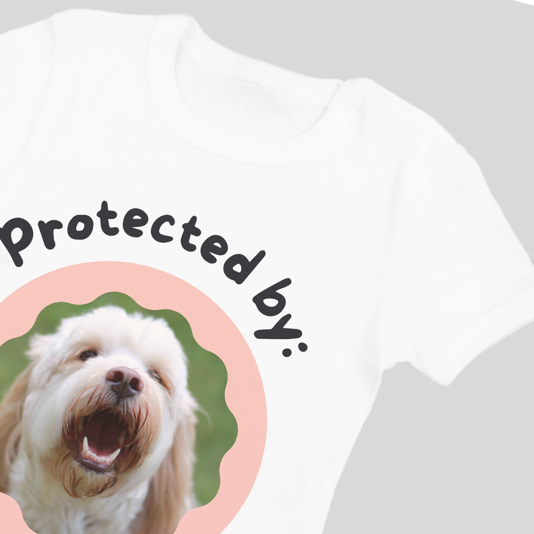 Personalised Baby Protected By Onesies