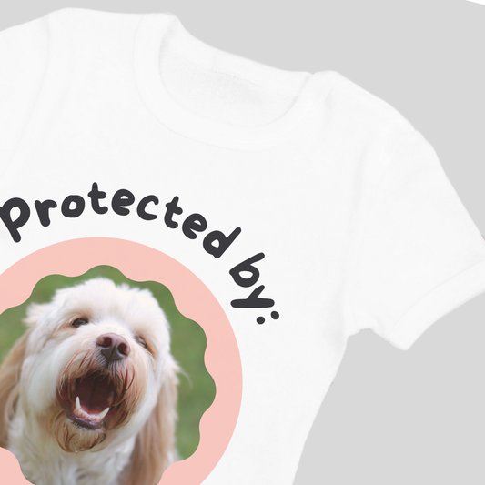 Personalised Baby Protected By Onesies