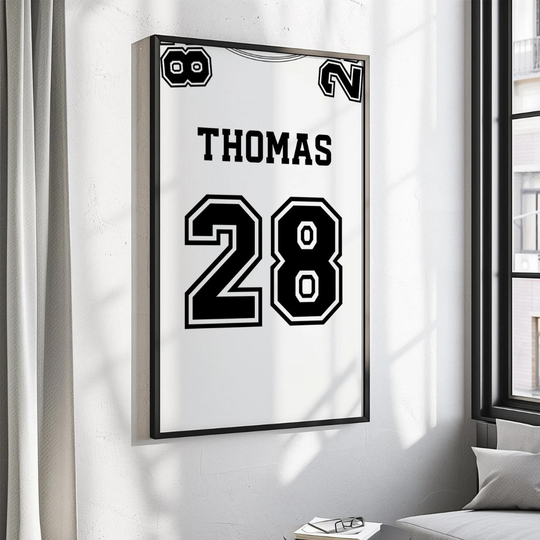 Personalised Jersey Prints